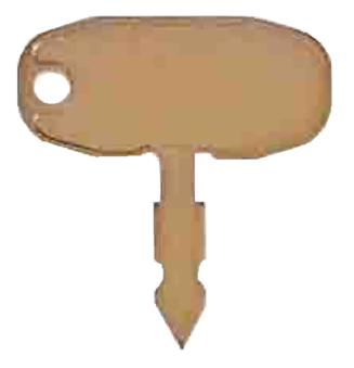 Ford-New Holland Tractor & Heavy Equipment Ignition Key New Style Large Head