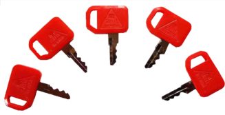 (5) Keys Fit John Deere Skid Steer Compact Track Loaders T209428 KV13427