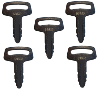 Keyman Ignition Keys 15248-63700 for Kubota B Series Tractor Case & New Holland 2 