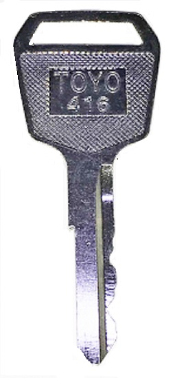 Details about    5 Newer Toyoto Fork Lift equipment ignition key 